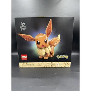 Lego Exclusive Pokemon Eevee Set 72151 Brand New Sealed 2026 587 Pieces 18 Evoli